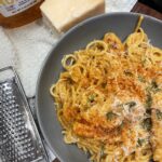 creamy parmesan dill spaghetti & juicy hot chicken tenders